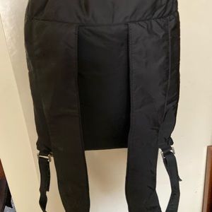 Prada vinyl gently used backpack